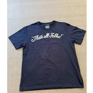 Authentic Zara X Looney‎ Tunes Mens Medium T-Shirt Made in Portugal Cartoon Top